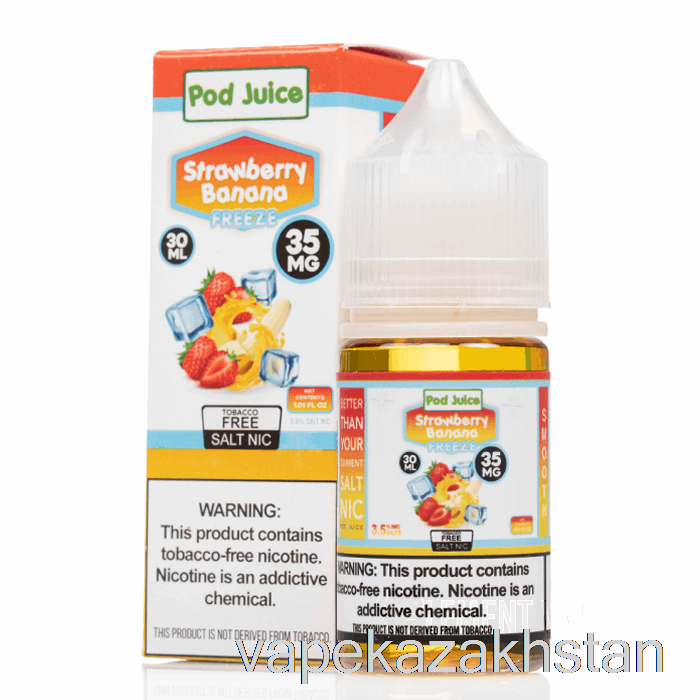 Vape Disposable FREEZE Strawberry Banana - Pod Juice - 30mL 35mg